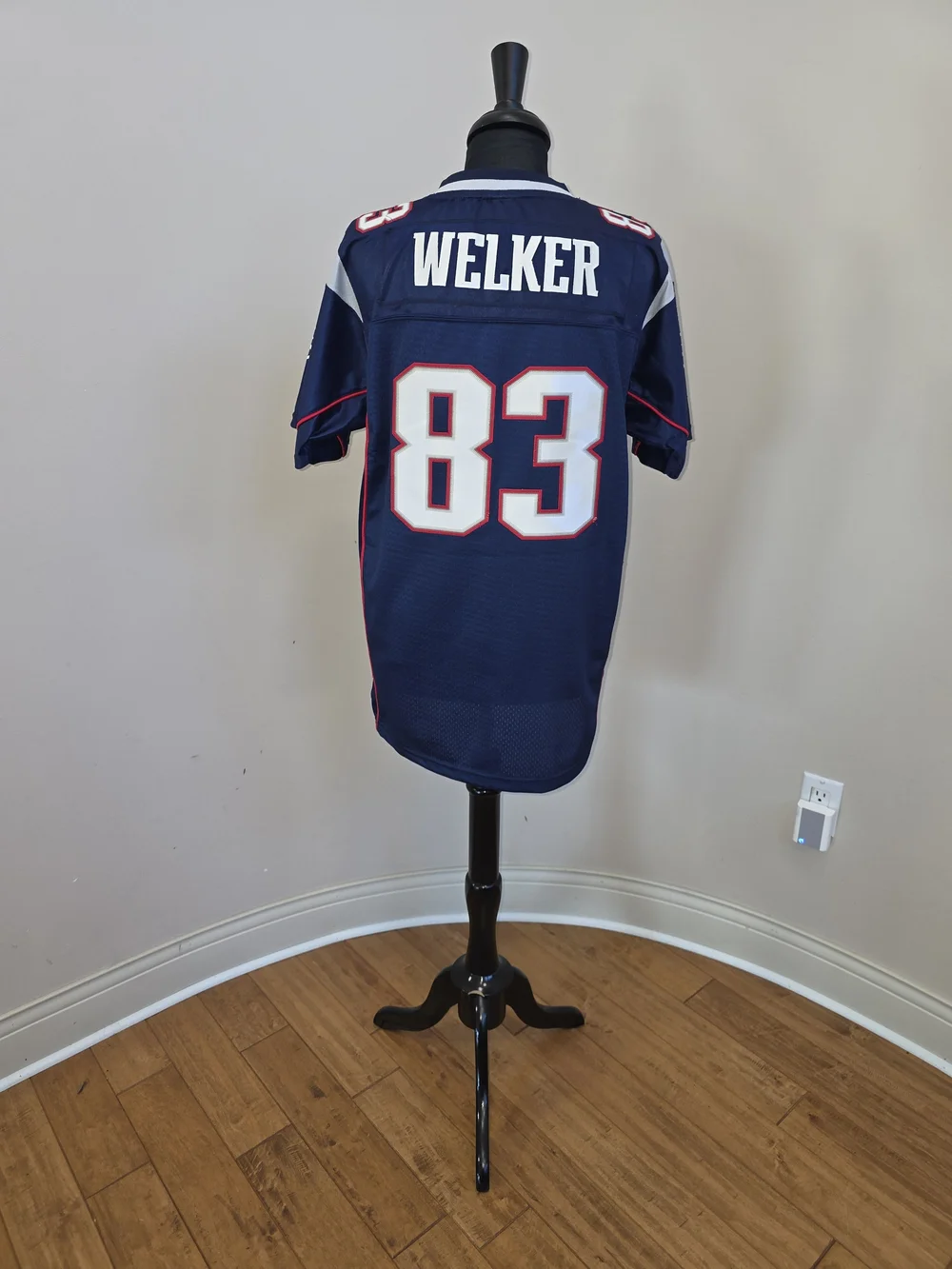 Wes Welker #83 Patriots Reebok On Field Jersey Youth XL +2 NFL